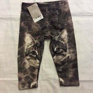 NWT Next CAT Leggings 9-12 M